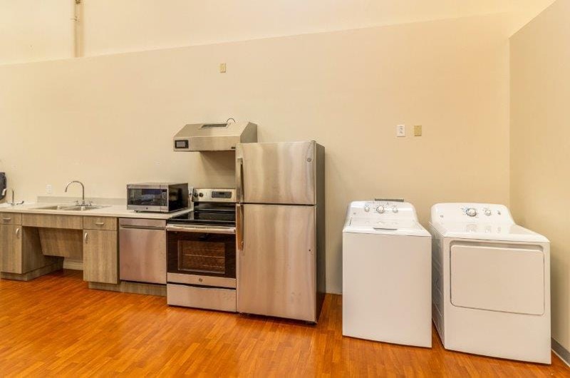Rehab Gym Mock Kitchen Laundry